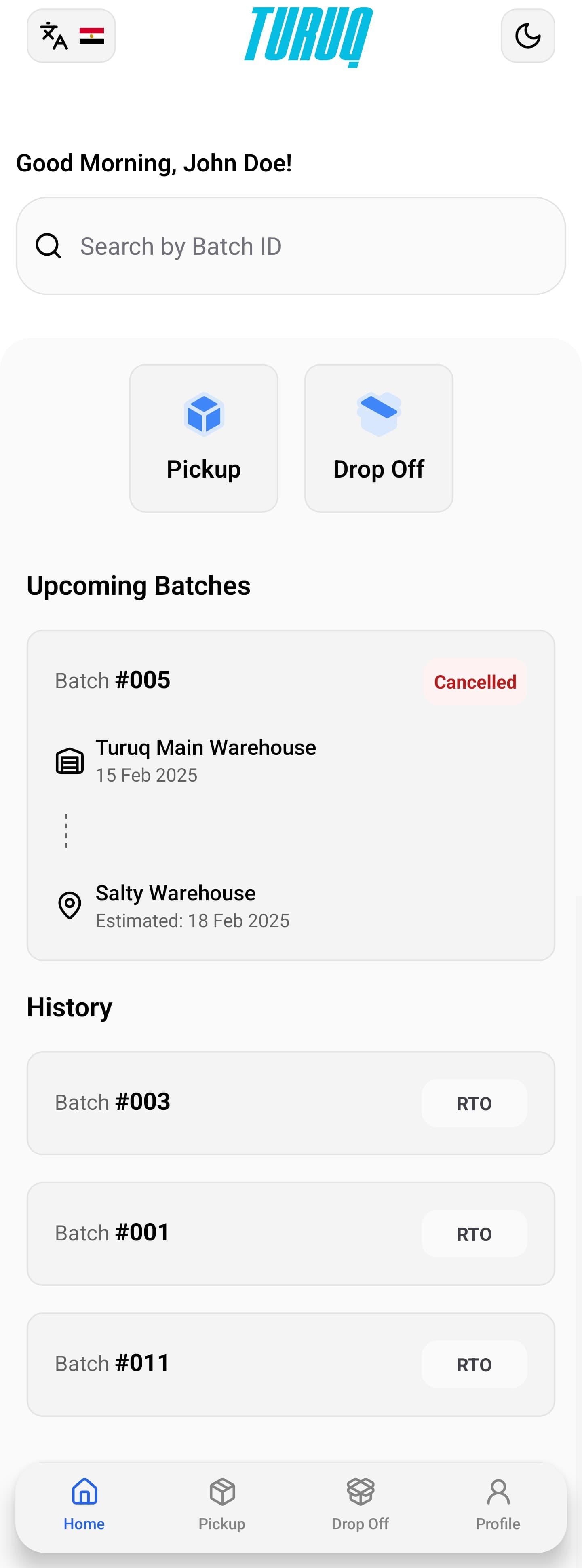 Turuq Couriers App